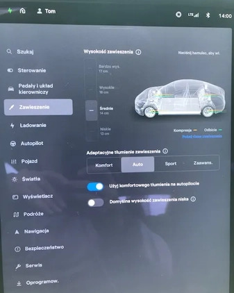 Tesla Model S cena 252000 przebieg: 15000, rok produkcji 2020 z Łomianki małe 172